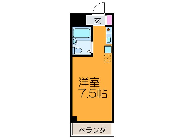 マイティハウスⅢの物件間取画像